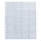 Kit 10 Folhas para Moedas 28x24 Nacional 20 Bolsos Frontais