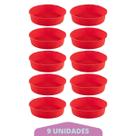 Kit 10 Formas Redonda de Silicone Sortida Bolos Sobremesa