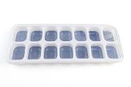 Kit 10 Forminhas Para Gelo Com Tampa Base Em Silicone