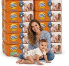 Kit 10 Fraldas XG Pom Pom Clássica Absorção Rápida para Bebês