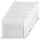 Kit 10 Fronhas ( 5 Pares ) Percal 200 Fios Ponto Palito 100 Algodão