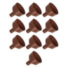 Kit 10 Funil Adaptador Para Garrafa Térmica De Café Pequeno