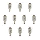 Kit 10 Fusíveis Diazed Retardado RO21 10A 500V 50kA Sibratec