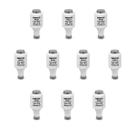 Kit 10 Fusíveis Diazed Retardado RO21 16A 500V 50kA Sibratec