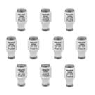 Kit 10 Fusíveis Diazed Retardado RO22 32A 500V 50kA Sibratec