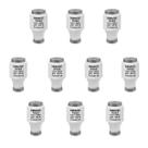 Kit 10 Fusíveis Diazed Retardado RO22 40A 500V 50kA Sibratec