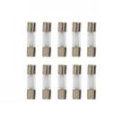 Kit 10 Fusível de Vidro Automotivo 5A 10A 15A 20A 25A