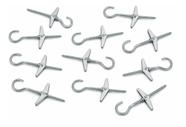 Kit 10 Gancho De Metal Com Bucha Aberta C/ Mola M6 X 70mm