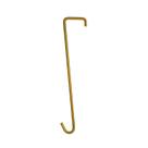 Kit 10 Ganchos de Ferro 40cm Dourado para Pendurar Vasos e Xaxins