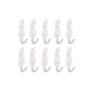 Kit 10 Ganchos Decorativo De Parede Pendurador Bolsa G.B FS