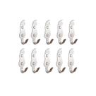 Kit 10 Ganchos Decorativo De Parede Pendurador Bolsa G.C FS