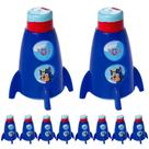 Kit 10 Garrafas Giratória Patrulha Canina Lembrança de Festa