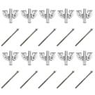 Kit 10 Garras Bumbo Cromado 12.1 + 10 Parafusos 110mm x 6mm Kit 10 Garras Bumbo Cromado 12.1 + 10 Parafusos 110mm x 6mm