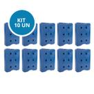Kit 10 Gelo Placa Gel Artificial Reutilizável Rígido 2000ml Kit 10 Gelo Placa Gel Artificial Reutilizável Rígido 2000ml