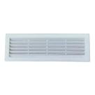 Kit 10 Grades Ventilação Retangular Encaixe 26x9,5cm Exaus