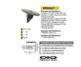 Kit 10 Grampo Fixador Do Parabarro Dianteiro Renault Clio-P100