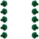 Kit 10 Grampo Friso Porta Malas Portas Verde Fit 2012 2013 2014 2015 2016 2017 2018 2019 2020 2021 2022