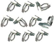 Kit 10 Grampos Metal Revestimento Forro Porta Fusca