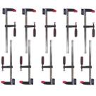 Kit 10 Grampos P/ Carpinteiro Tipo Sargento 80x400mm ON36 Onetools Kit 10 Grampos P/ Carpinteiro Tipo Sargento 80x400mm ON36 Onetools