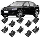 Kit 10 Grampos Presilhas Para Friso De Teto Astra Hatch 99 2000 2001 2002 2003 2004 2005 2006 2007 2008 2009 2010 2011