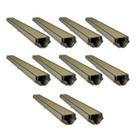 Kit 10 Grelha Invisível Oculta Caixa Coletora Fendi 100x8cm