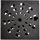 Kit 10 Grelha Quadrada 15x15cm com Anti-inseto em Abs Astra