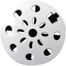 Kit 10 Grelha Redonda com Diâmetro de 9,7cm em Pvc Modelo Ii Astra