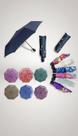 Kit 10 Guarda-Chuva Compacto Dobrável Bolsa Diversas