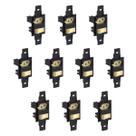 Kit 10 Interruptores Paralelos 1 Tecla 10A 250Vca Com Tomada 2P + T 10A 6H Weg