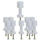 Kit 10 isolador reto ridge para cerca eletrica