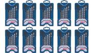 Kit 10 Jogos De Brocas Bosch X-line Para Concreto 7 Peças Kit 10 Jogos De Brocas Bosch X-line Para Concreto 7 Peças