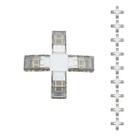 Kit 10 Junções de Fita Led X Risque 10mm Ip20 Cod: 297440008 Deluxe By Avant