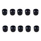 Kit 10 Knob Baixo Guitarra Metal Sem Parafuso KB01 Preto Kit 10 Knob Baixo Guitarra Metal Sem Parafuso KB01 Preto