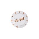 Kit 10 Knob Branco Volume Guitarra Stratocaster - Dolphin