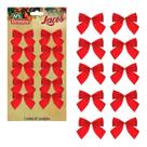 Kit 10 Laços Decorativos para Árvore de Natal Enfeites 6cm Kit 10 Laços Decorativos para Árvore de Natal Enfeites 6cm
