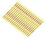 Kit 10 Lâminas Arco de Serra 18 Dentes 12 Pol Bimetal Fertak