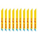 Kit 10 Lâminas de Serra Sabre Bi-Metal 200MM/8 18D B818 Starrett Kit 10 Lâminas de Serra Sabre Bi-Metal 200MM/8 18D B818 Starrett