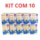 Kit 10 Lampada Bolinha 3w G45 E27 Branco Frio 6500k 127v