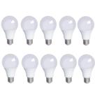 kit 10 lampada bulbo 9w luz fria 6000K