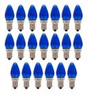 Kit 10 Lâmpada Chupeta Azul 7w E14 - Brasfort 127