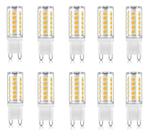 Kit 10 Lampada De Led Halopim G9 7w Para Lustres 110v/220v Branco Frio