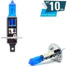 Kit 10 Lâmpada H1 Super Branca Efeito Xenon 55W Hologena 12V