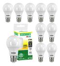Kit 10 Lâmpada Led 17w Luz Quente Amarela 3000k Taschibra