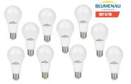 Kit 10 lampada led 6w bulbo e27 6500k branco frio blumenau