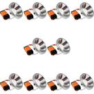 Kit 10 LAMPADA LED AR111 12W 15 GRAUS BRANCO QUENTE 2700K BIV DELIS
