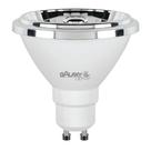 Kit 10 lampada led ar70 4,8w 24 graus branco quente 2700k biv gu10 galaxy