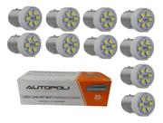 Kit 10 Lâmpada Led Ba15s-67 Lanterna Ré 10w 12v Autopoli