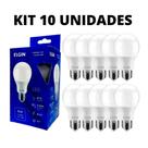 KIT 10 Lâmpada LED Bulbo 9W Elgin Branco Frio 6500K E27 Bivolt KIT 10 Lâmpada LED Bulbo 9W Elgin Branco Frio 6500K E27 Bivolt