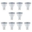 Kit 10 Lâmpada Led Dicróica 4,8w Gu10 2700k 4000k 6500k Avant