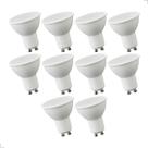 Kit 10 Lâmpada Led Dicróica Gu10 MR16 7W Bivolt 2700K / 4000K / 6000K Luminatti Kit 10 Lâmpada Led Dicróica Gu10 MR16 7W Bivolt 2700K / 4000K / 6000K Luminatti